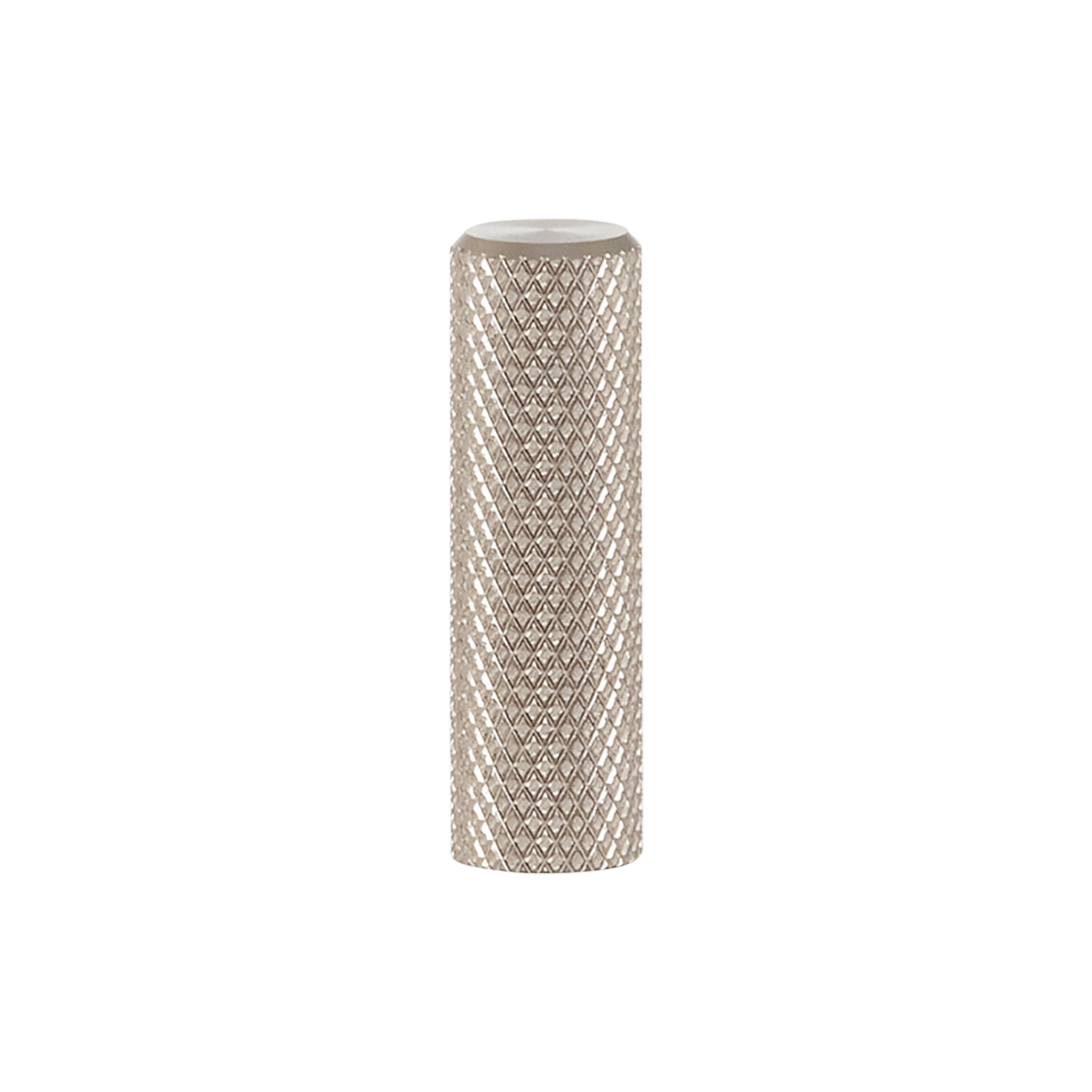Momo Graf Knurled Cylinder 10mm in Dull Brushed Nickel (2)
