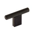 Momo Graf Knurled T Knob 60mm in Brushed Black