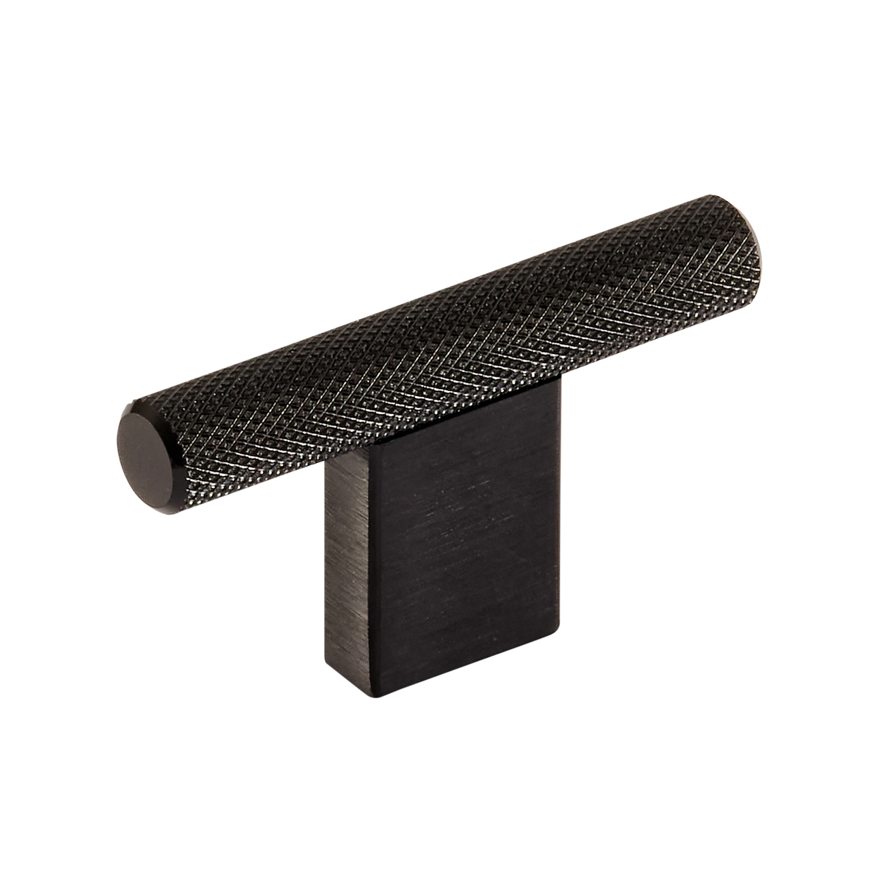 Momo Graf Knurled T Knob 60mm in Brushed Black