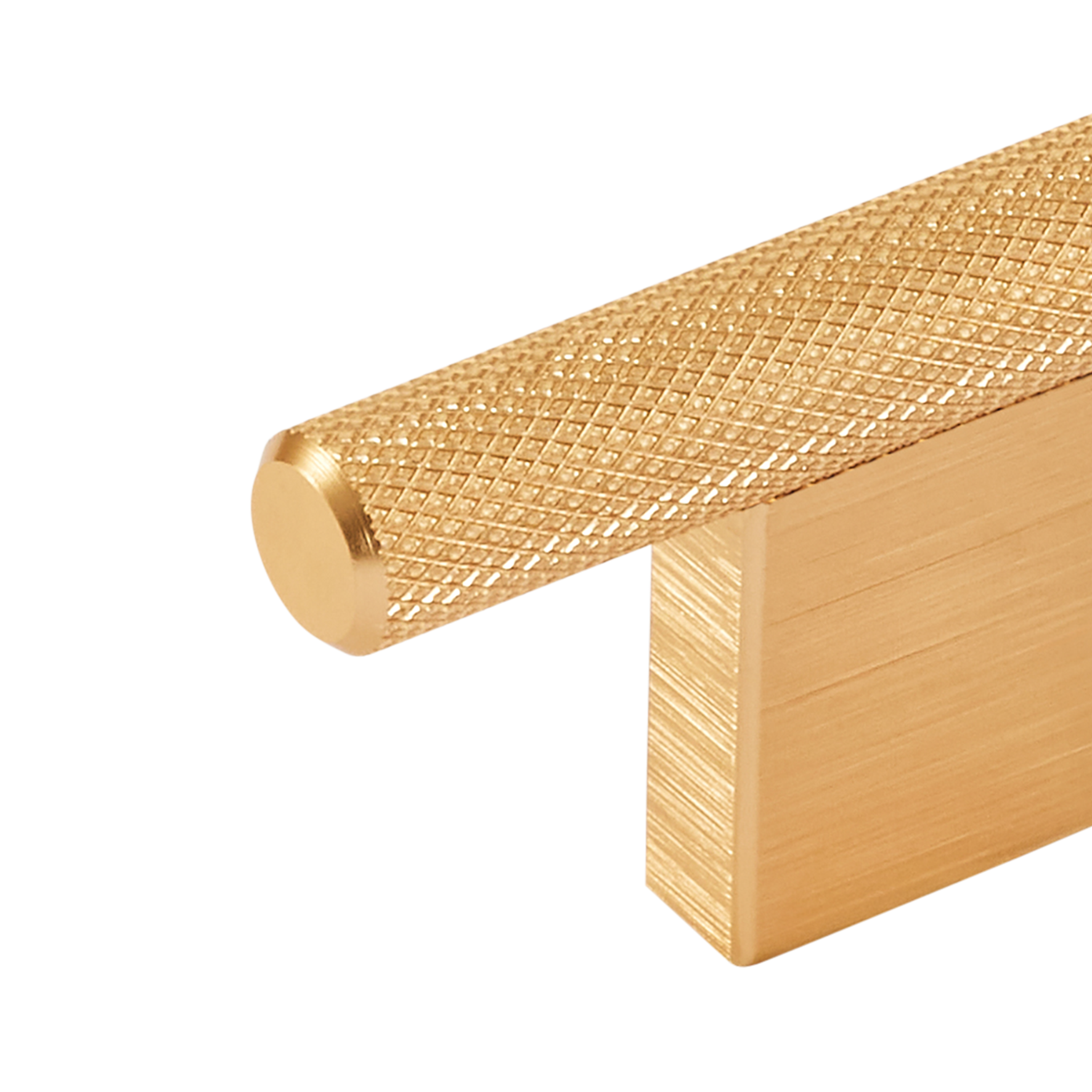 Momo Graf Knurled T Knob 60mm in Brushed Dark Brass (2)