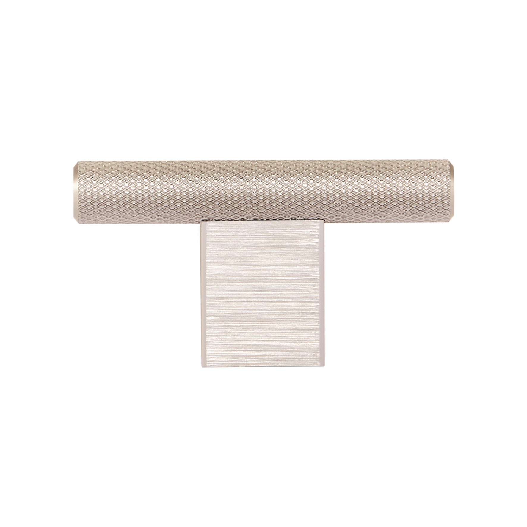 Momo Graf Knurled T Knob 60mm in Dull Brushed Nickel (1)