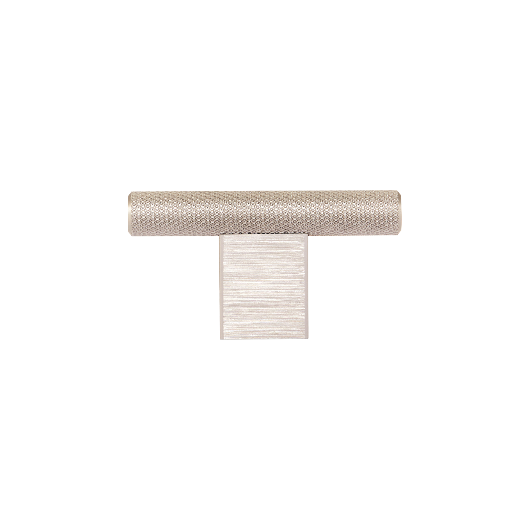 Momo Graf Knurled T Knob 60mm in Dull Brushed Nickel (1)