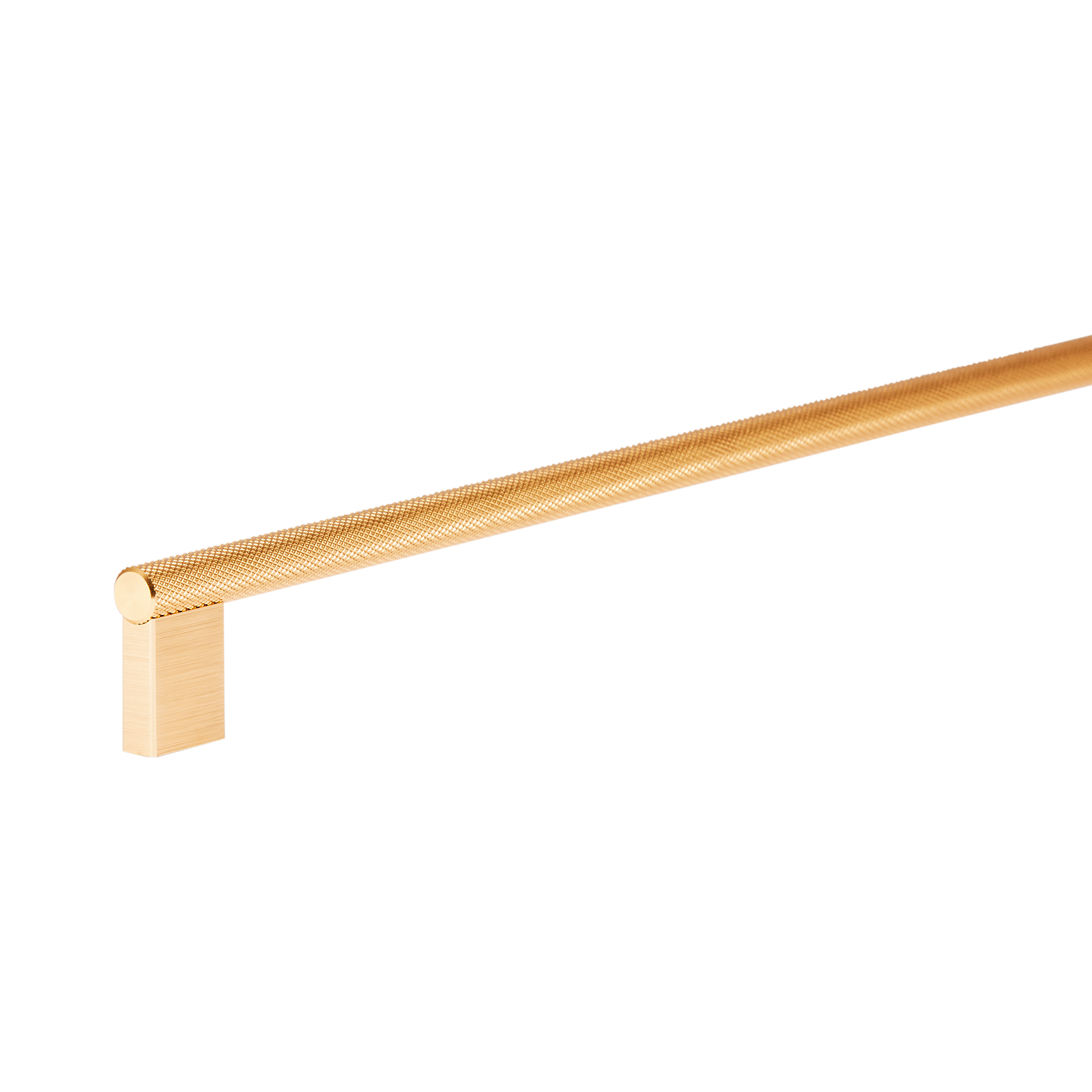 Momo Graf Knurled D Handle 1178mm in Brushed Dark Brass (2)