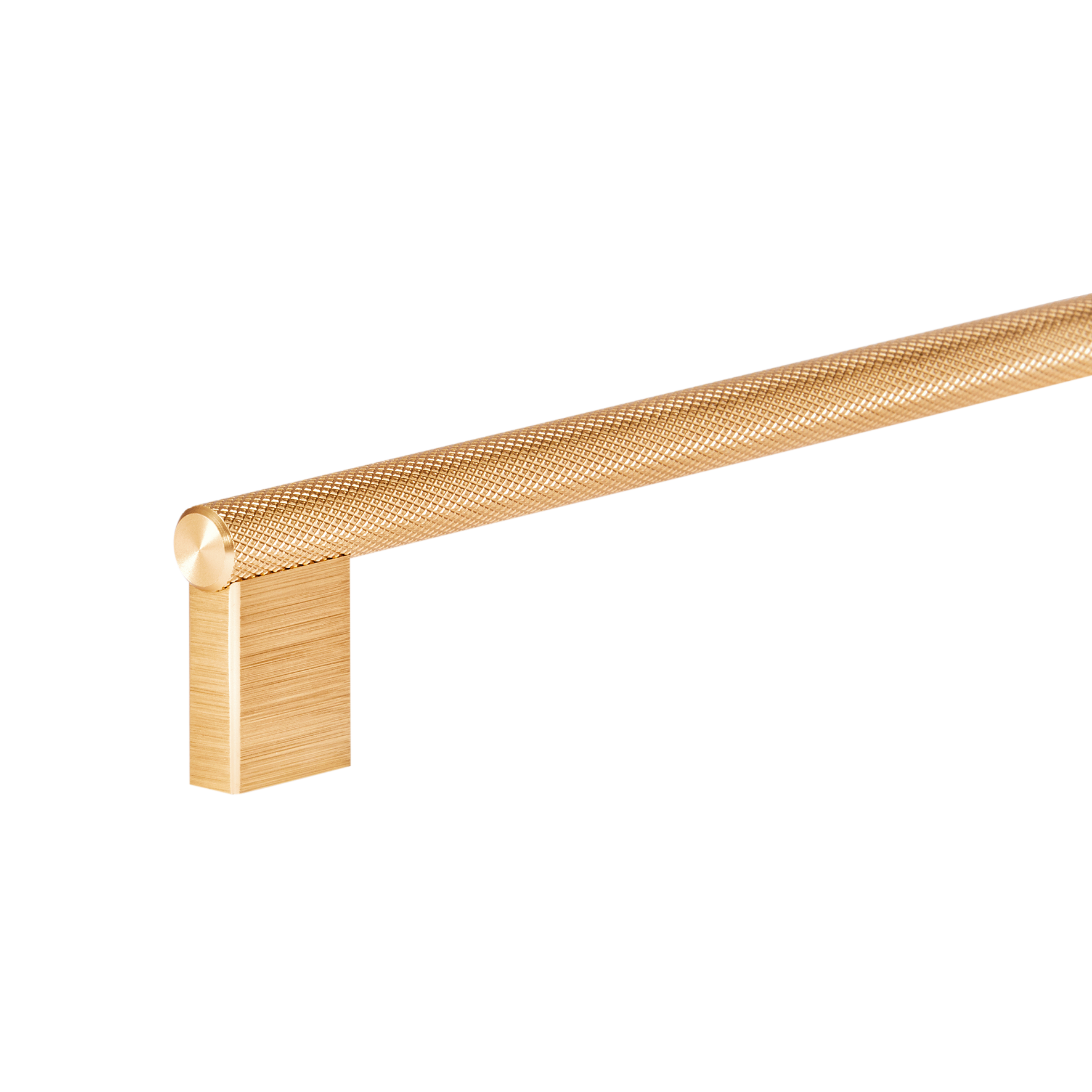 Momo Graf Knurled D Handle 160mm in Brushed Dark Brass (2)