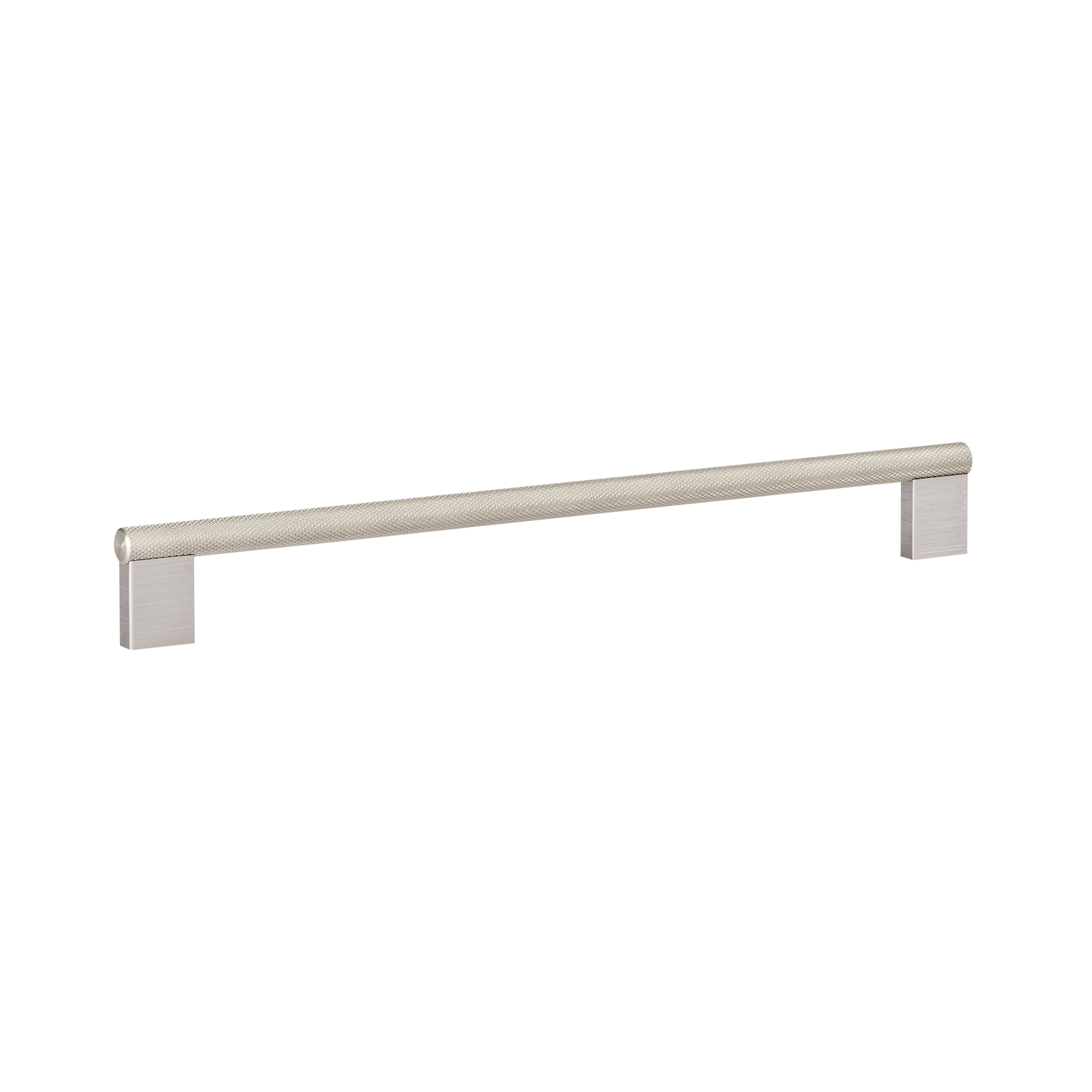 Momo Graf Knurled D Handle 256mm in Dull Brushed Nickel