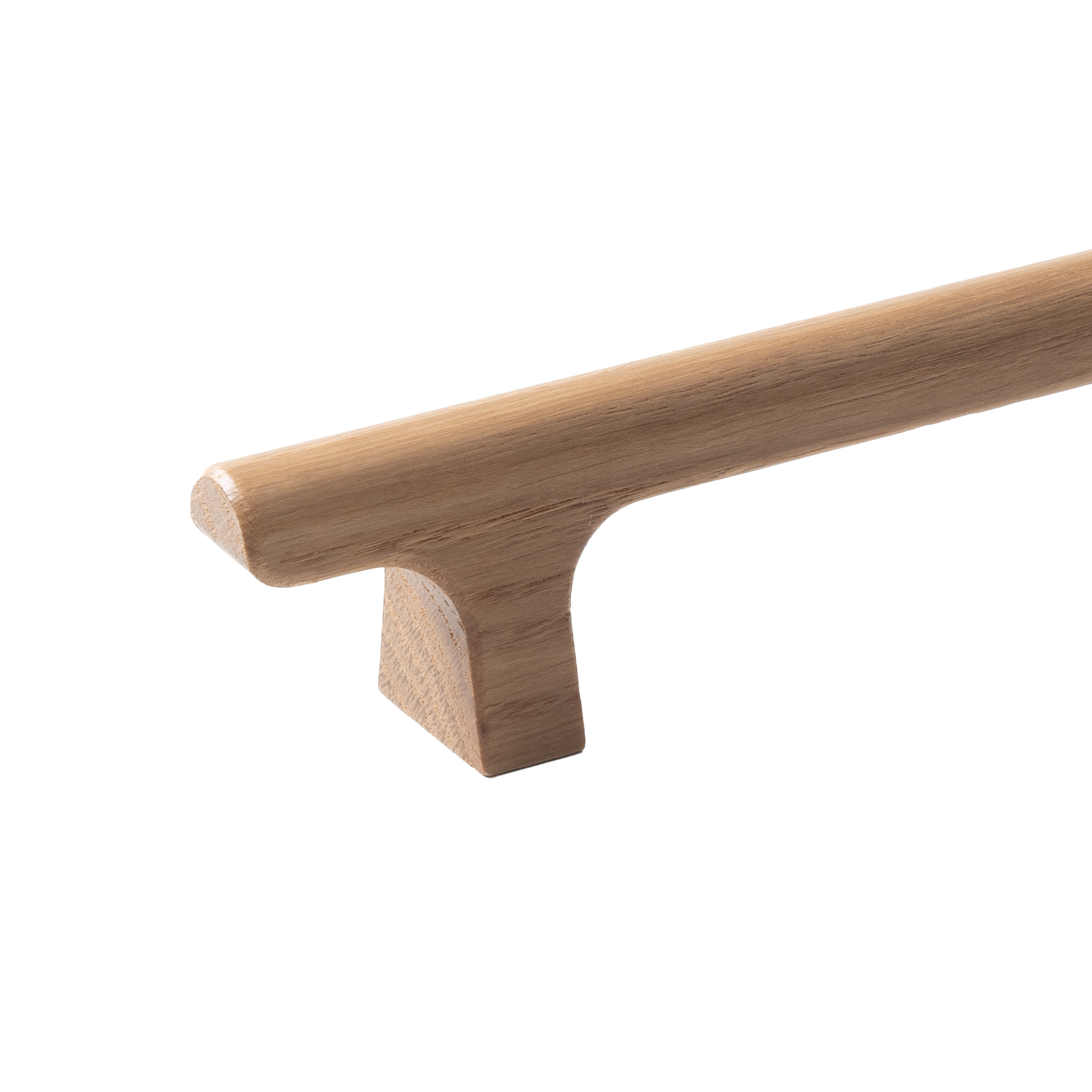 Momo Hinoki Wood D Handle 160mm in Oak (2)