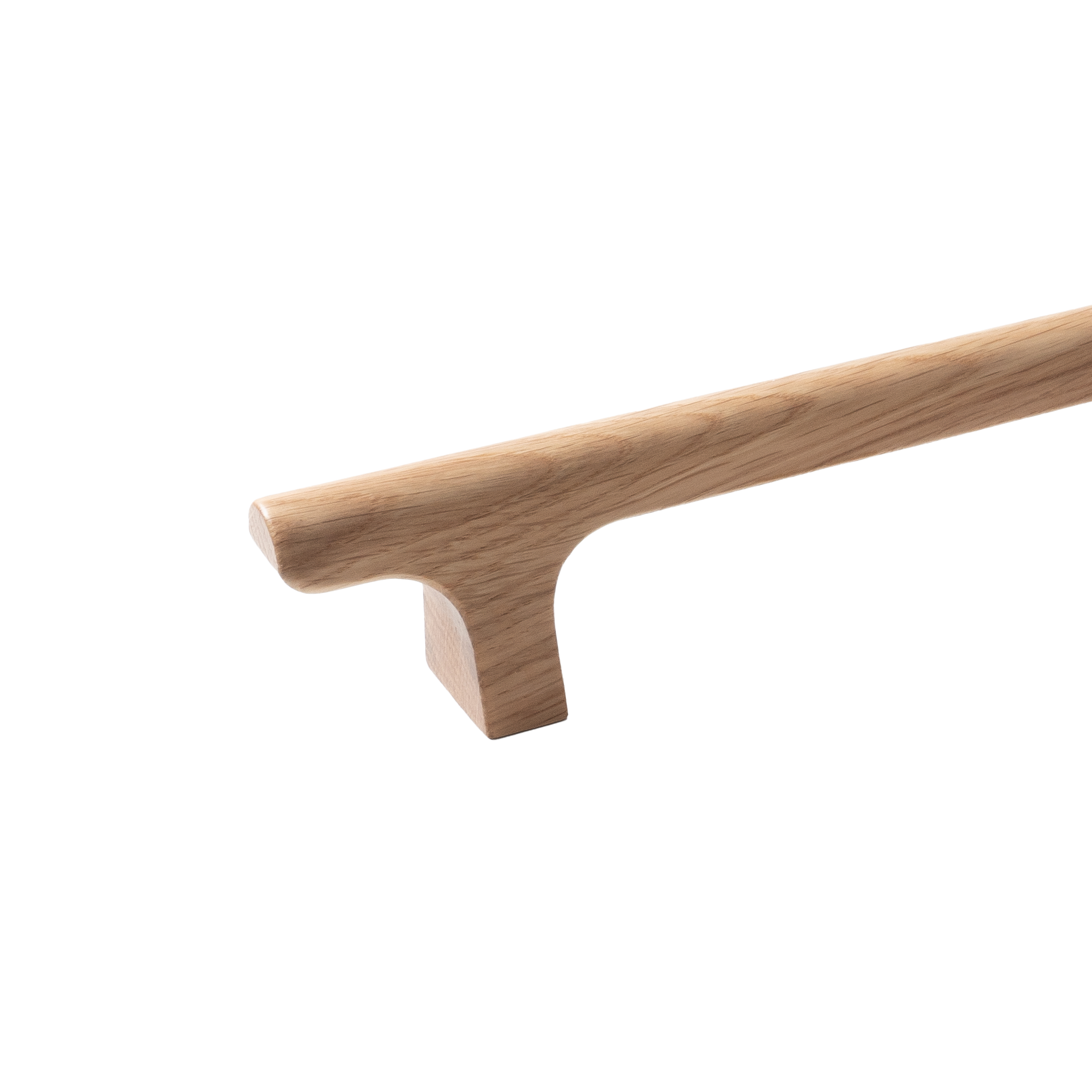 Momo Hinoki Big Wood D Handle 416mm in Oak (2)