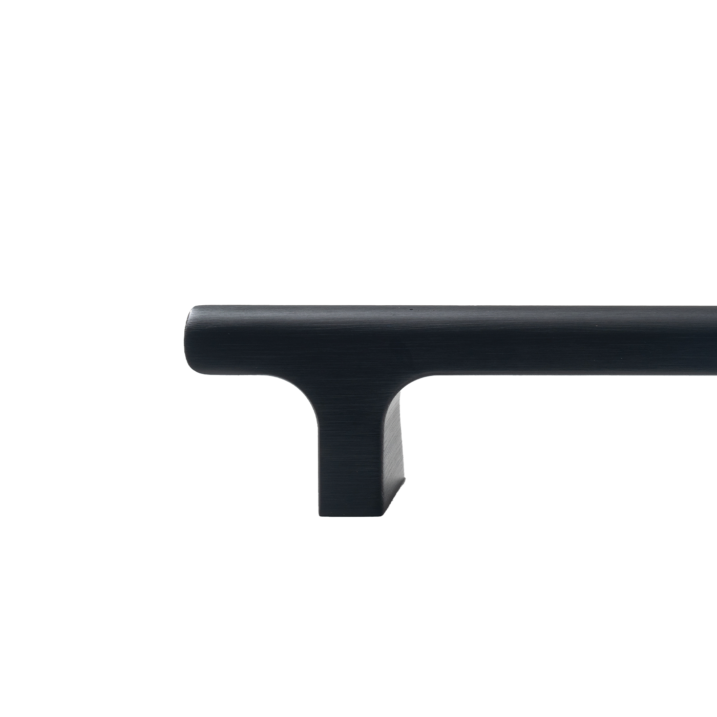 Momo Hinoki D Handle 160mm in Brushed Black (2)