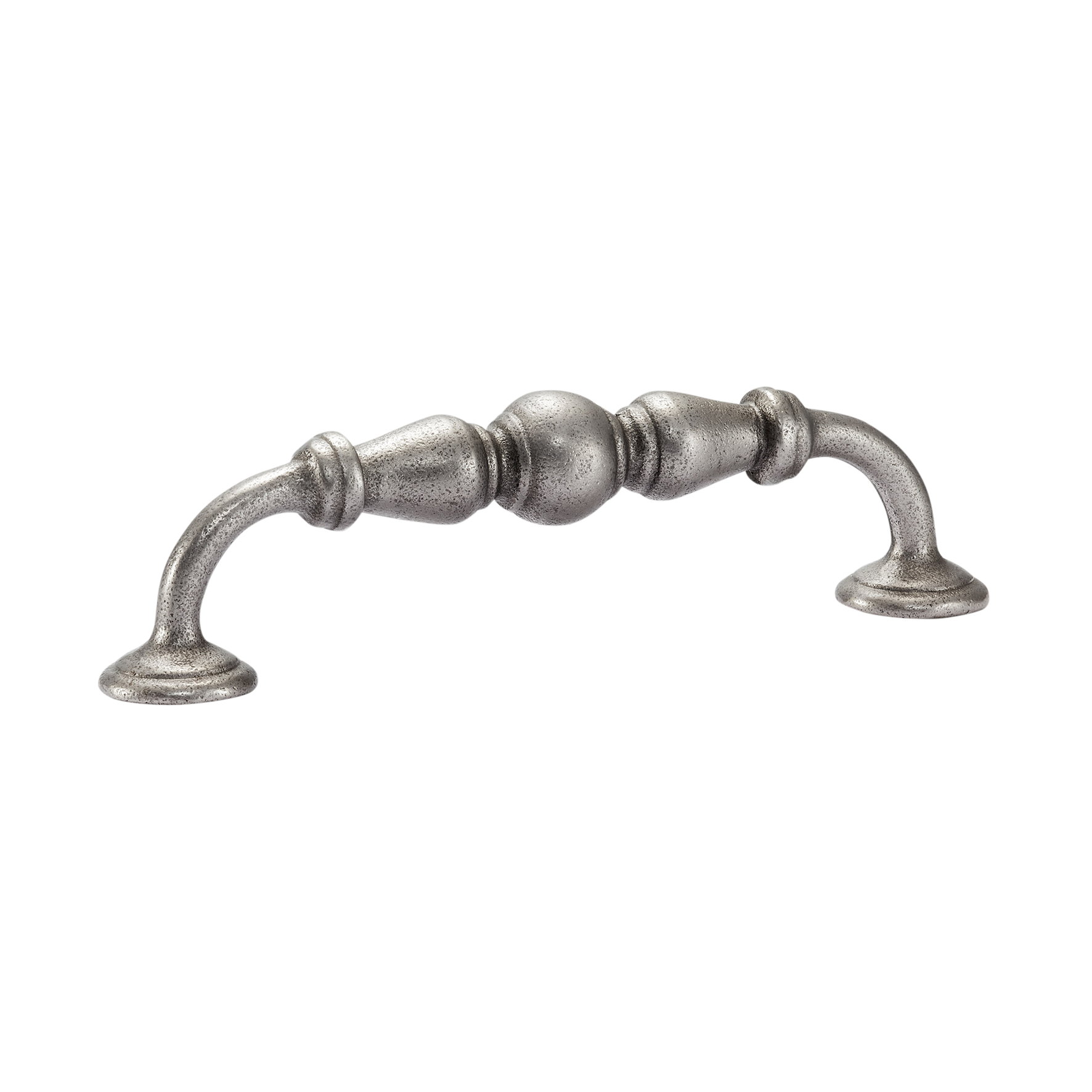 Momo Bordeaux D Handle 128mm In Pewter