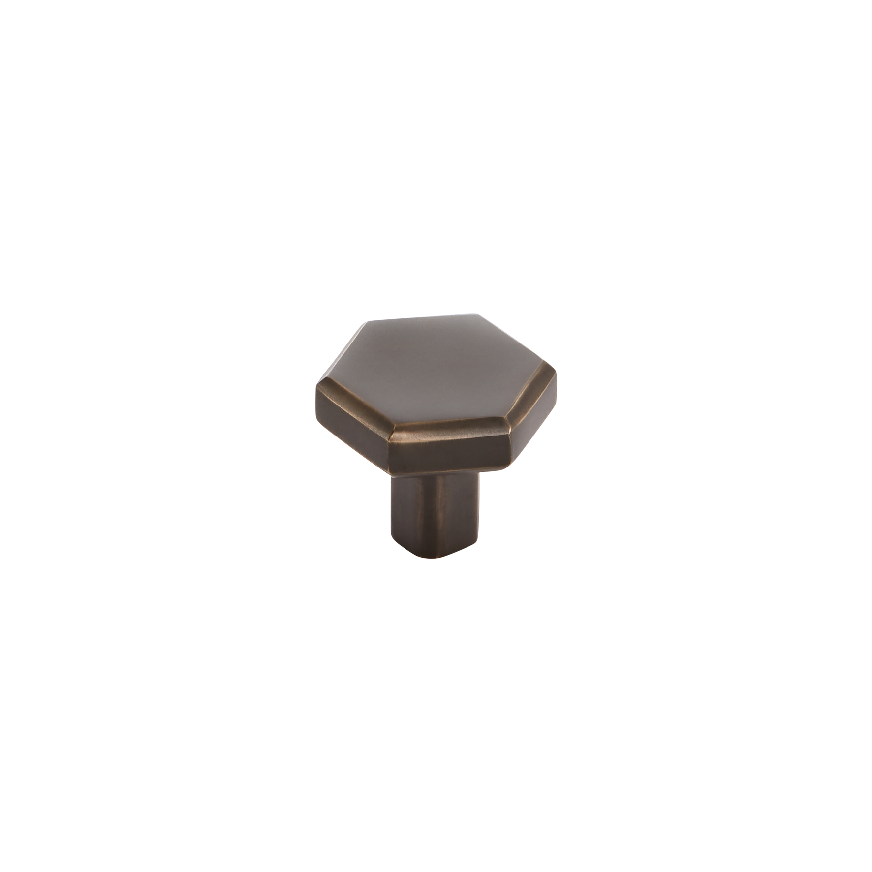 Momo Hendrix Round Knob 32mm in Antique Brass