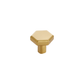 Momo Hendrix Round Knob 32mm in Brushed Satin Brass