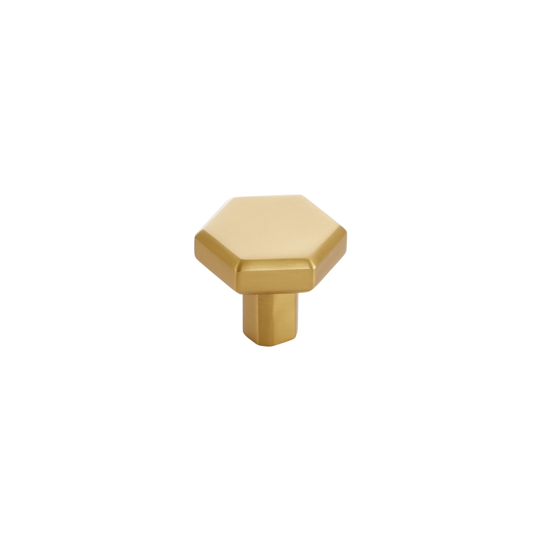 Momo Hendrix Round Knob 32mm in Brushed Satin Brass