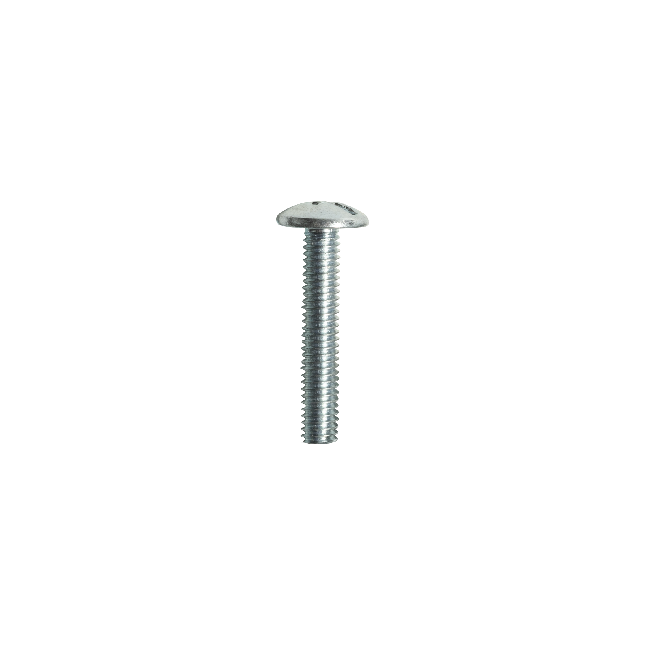Handle Screws, Raised Head Phillips, Slotted Combination Drive, M4 x 25mm, Box of 100 in Zinc Plated