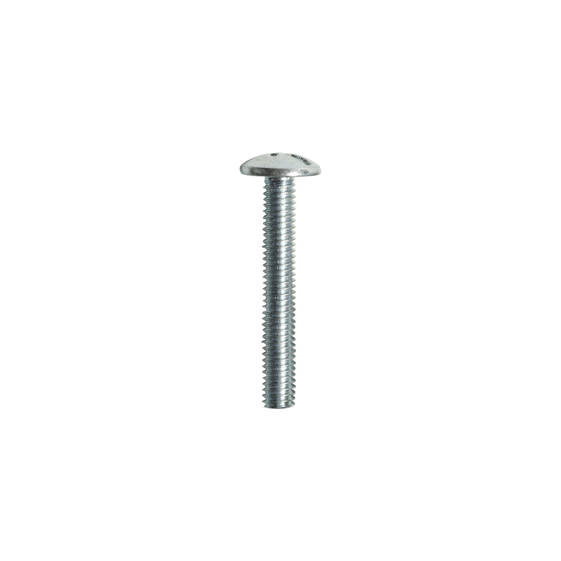 Handle Screws, Raised Head Phillips, Slotted Combination Drive, M4 x 28mm, Box of 100 in Zinc Plated
