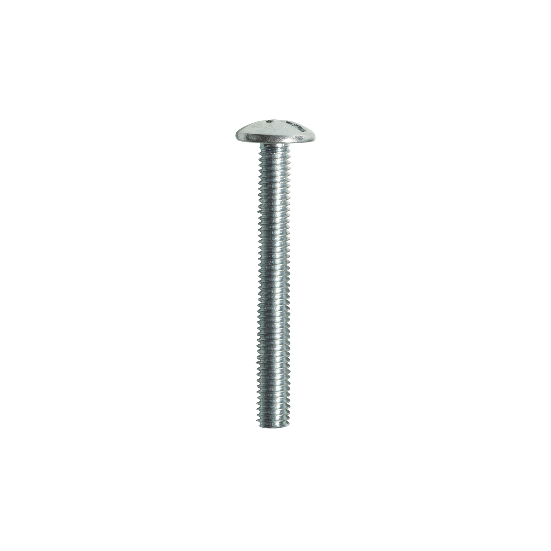 Handle Screws, Raised Head Phillips, Slotted Combination Drive, M4 x 35mm, Box of 100 in Zinc Plated