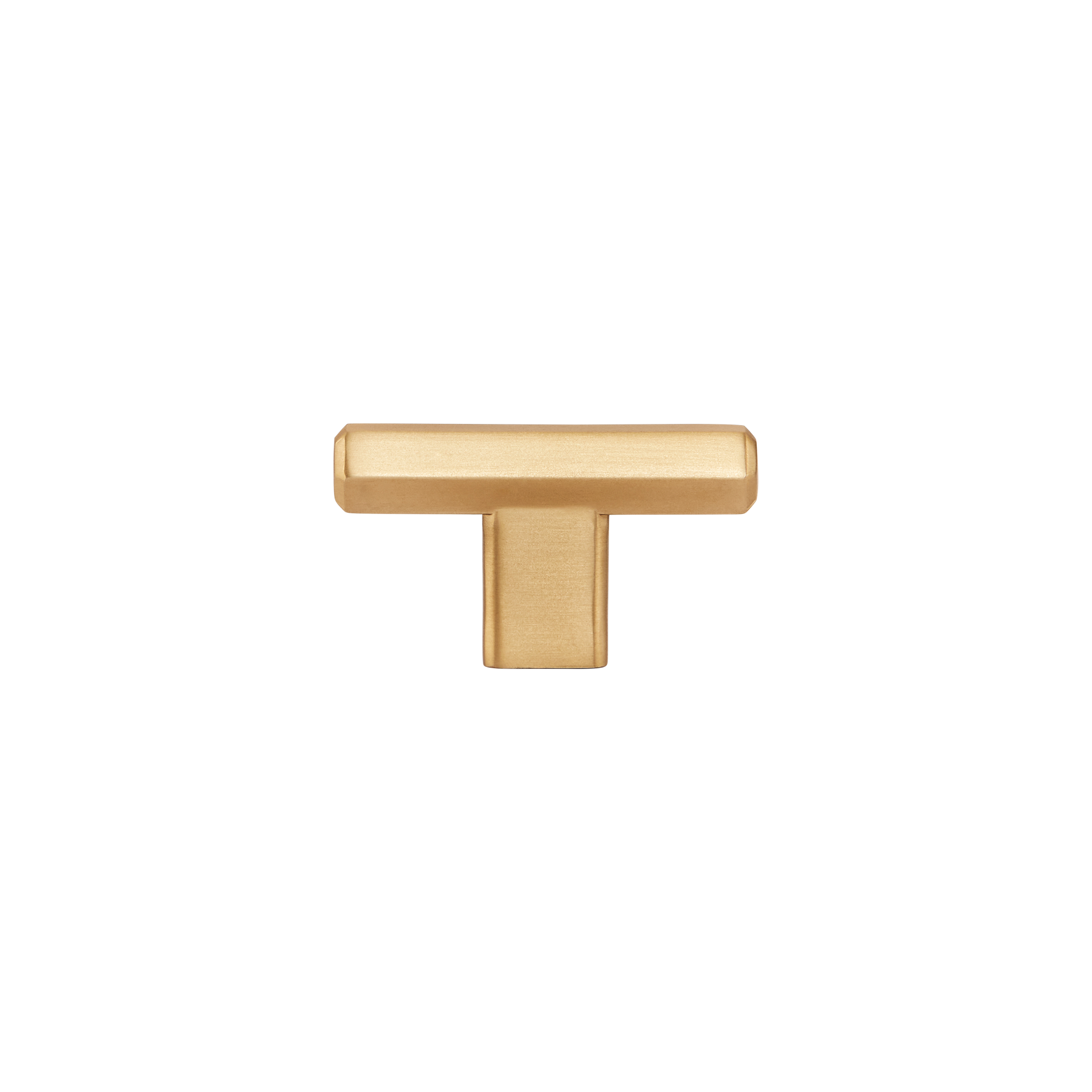 Momo Hendrix T Knob 60mm in Brushed Satin Brass (1)