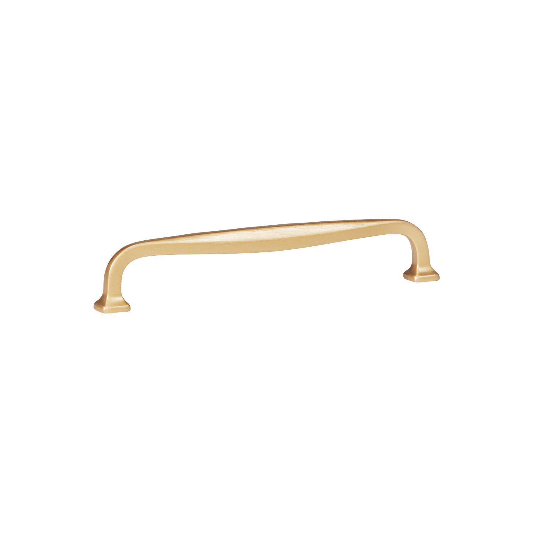 Momo Jago D Handle 160mm In Satin Brass