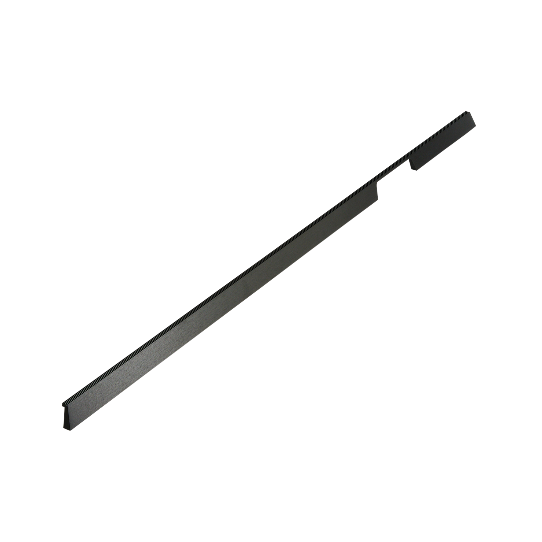 Momo Rail D Handle Left  1120mm in Brushed Black