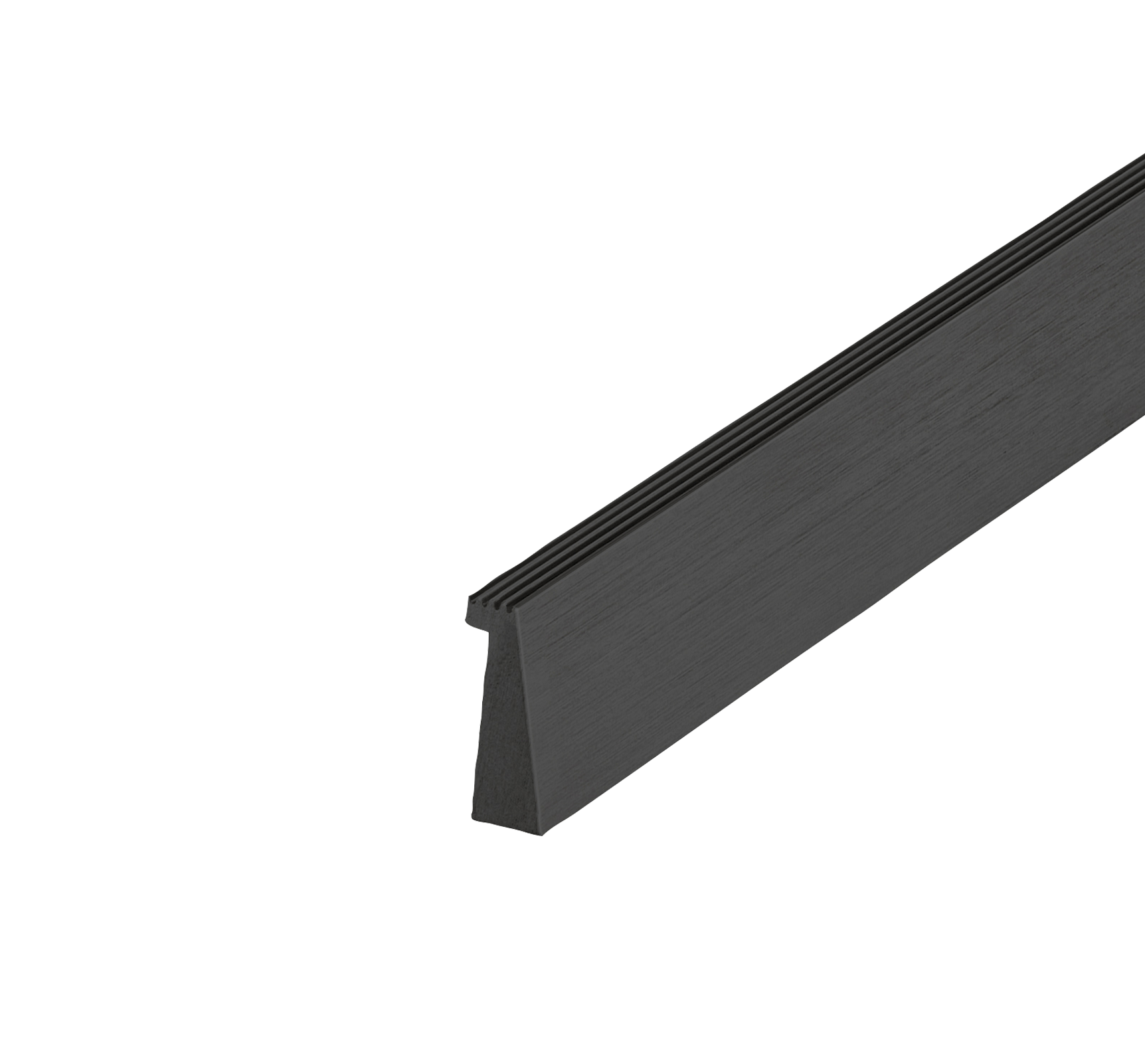 Momo Rail D Handle Left  1120mm in Brushed Black (2)