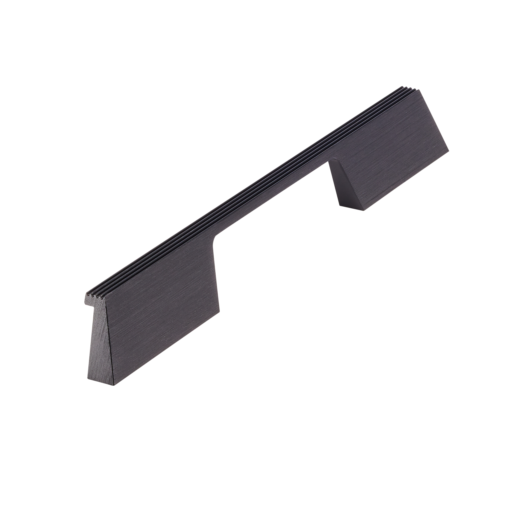 Momo Rail D Handle 192mm In Brushed Black