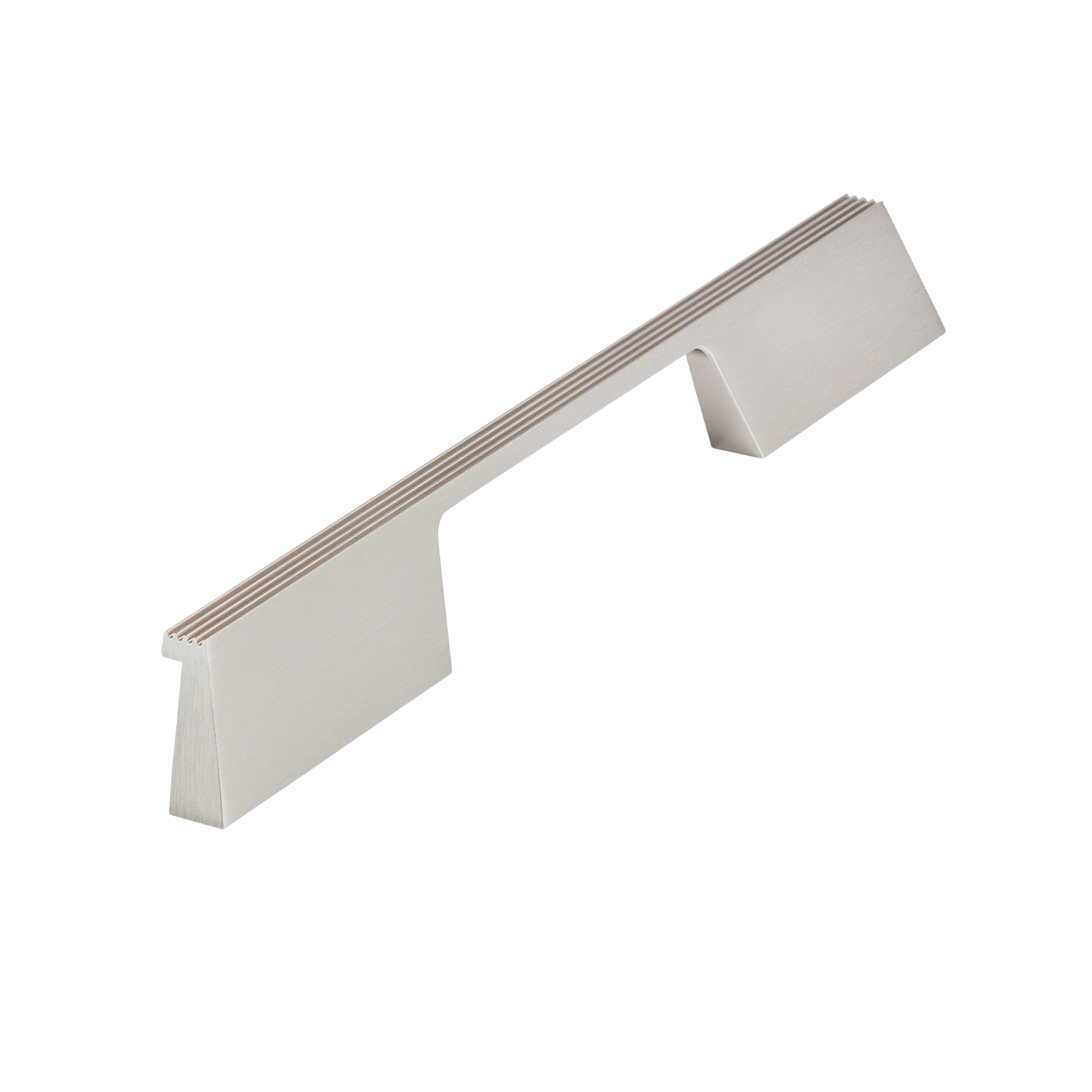 Momo Rail D Handle 192mm in Stainless Steel Look