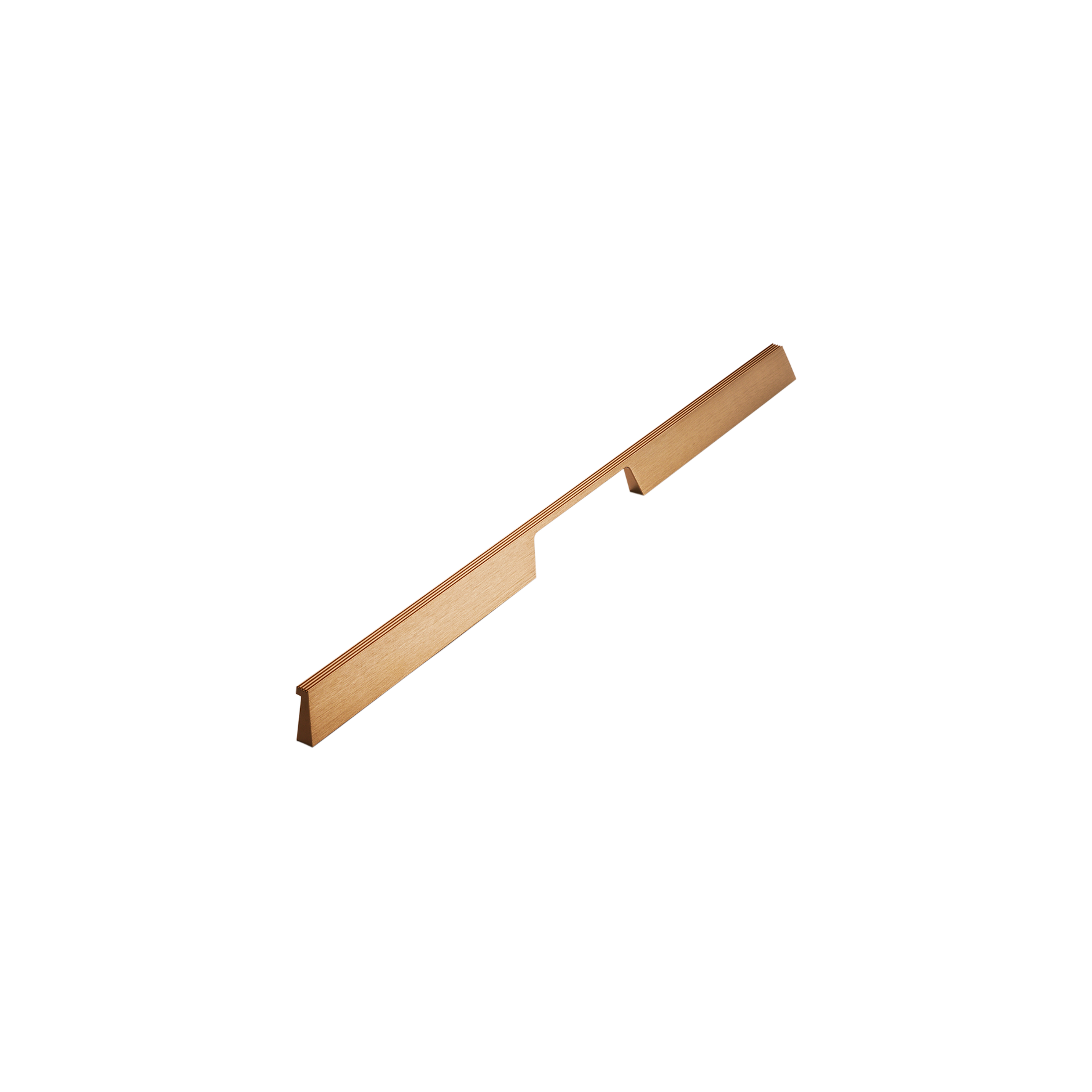 Momo Rail D Handle 576mm In Brushed Dark Brass