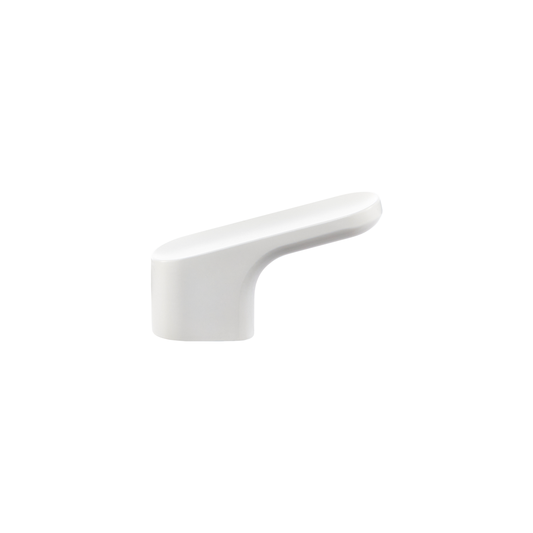 Momo Luv Angled Knob 51mm in Matt White (1)