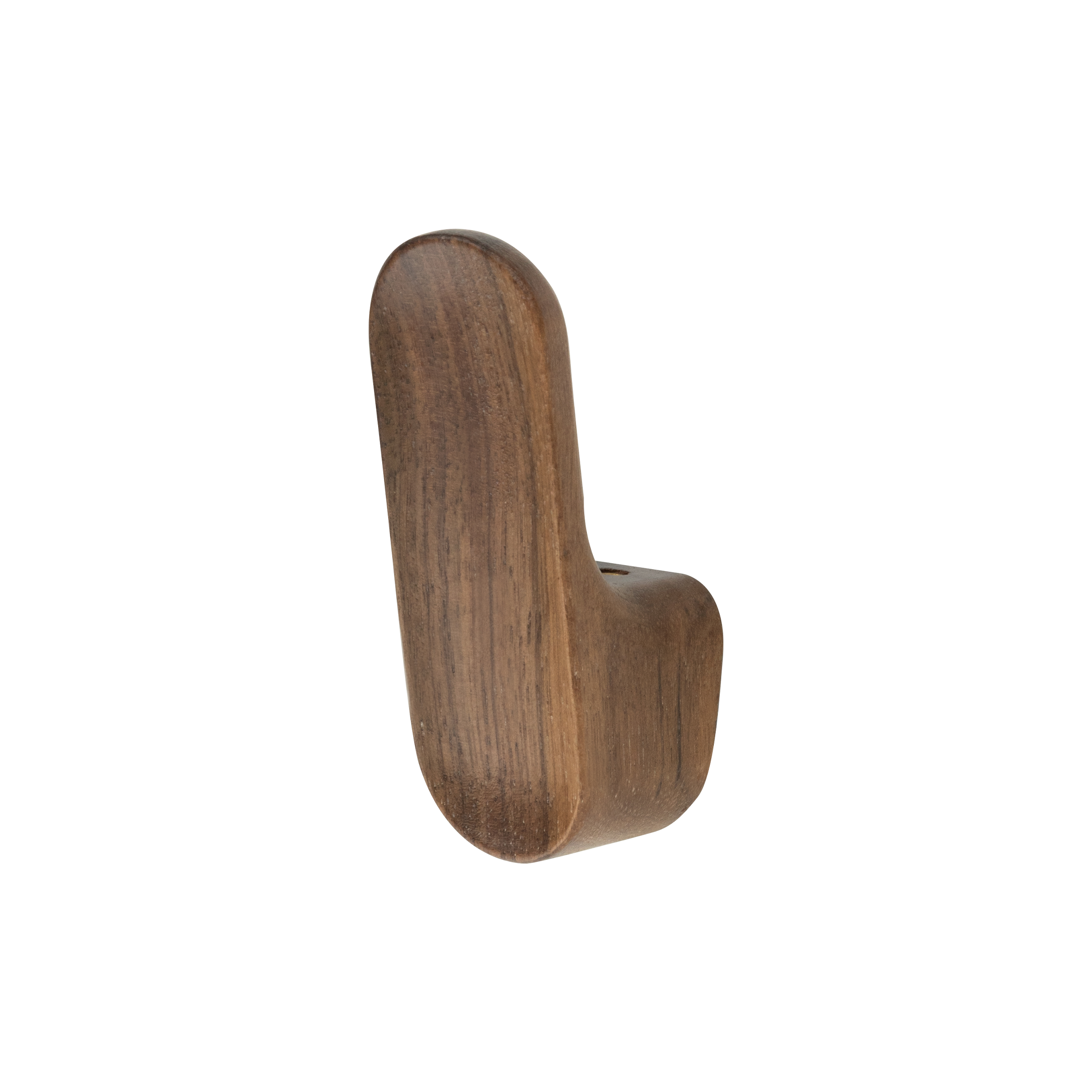 Momo Luv Wood Wall Hook 50mm in Walnut