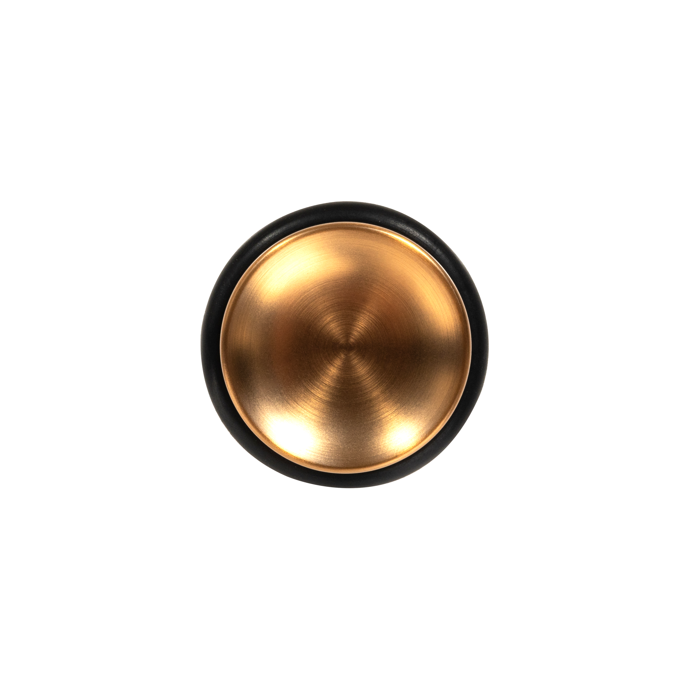 Momo Luv Door Stop 36mm in Brushed Dark Brass (2)