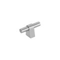 Momo Loreto T Knob 60mm in Brushed Nickel
