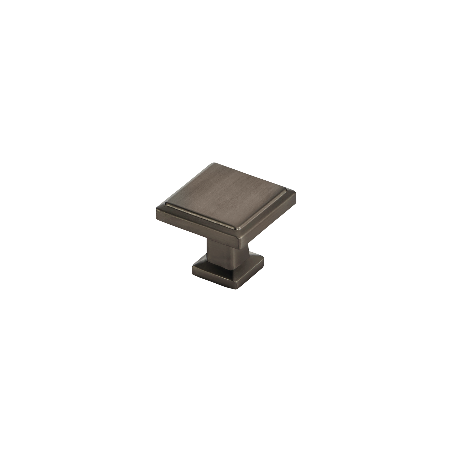 Momo Lucca Square Knob 30mm in Antique Brass