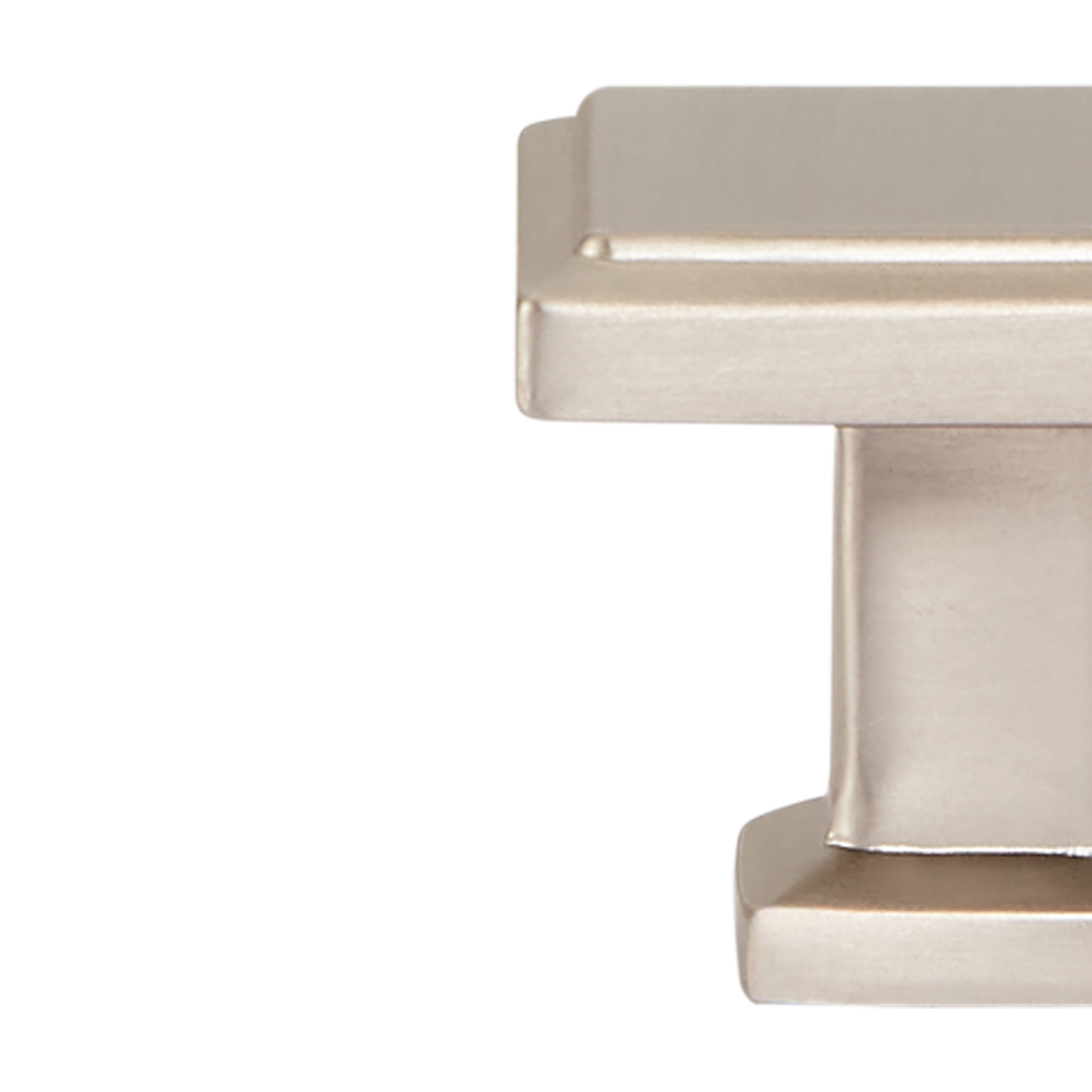 Momo Lucca Square Knob 30mm in Dull Brushed Nickel (2)