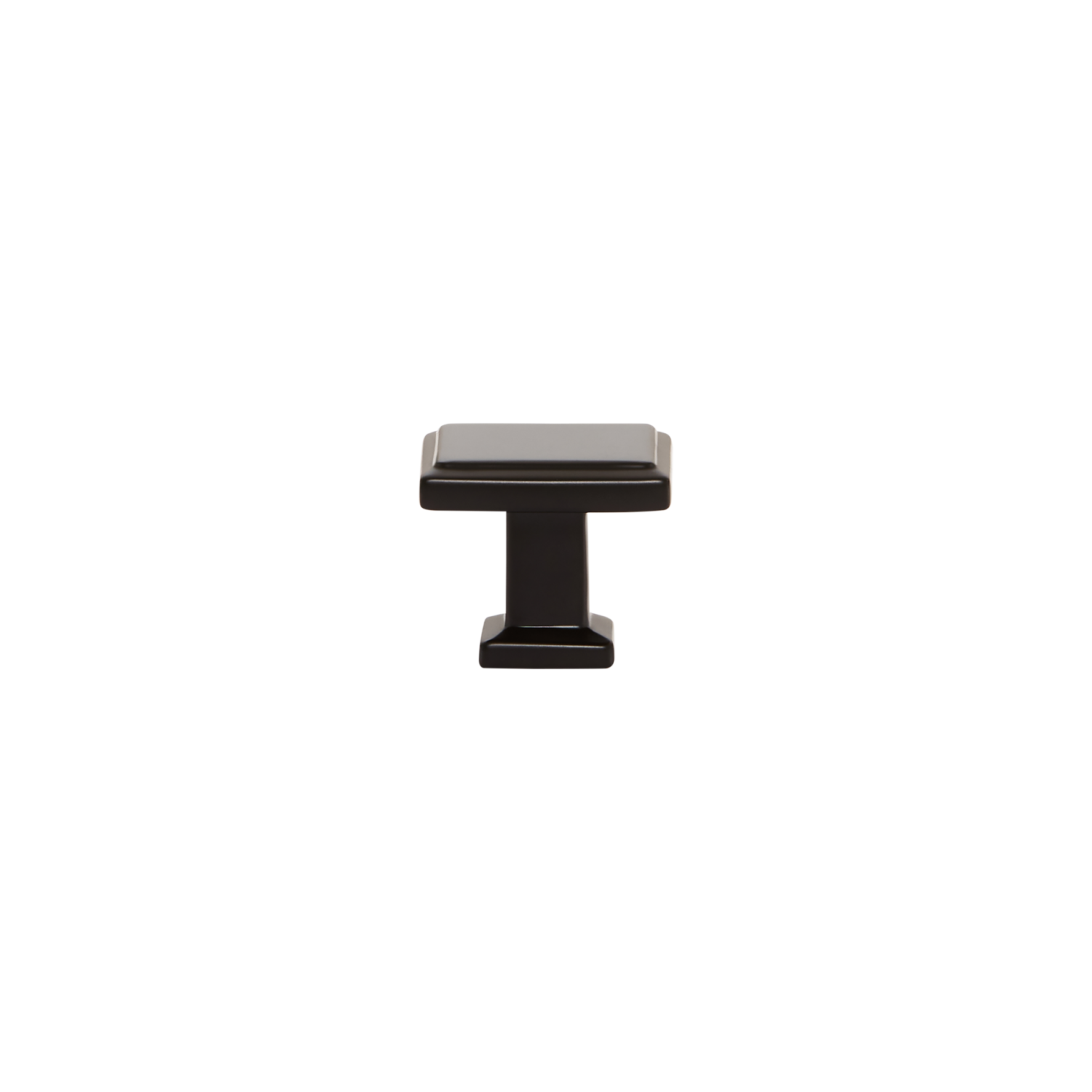 Momo Lucca Square Knob 30mm in Matt Black (1)