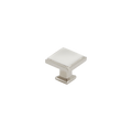 Momo Lucca Square Knob 30mm in Polished Nickel