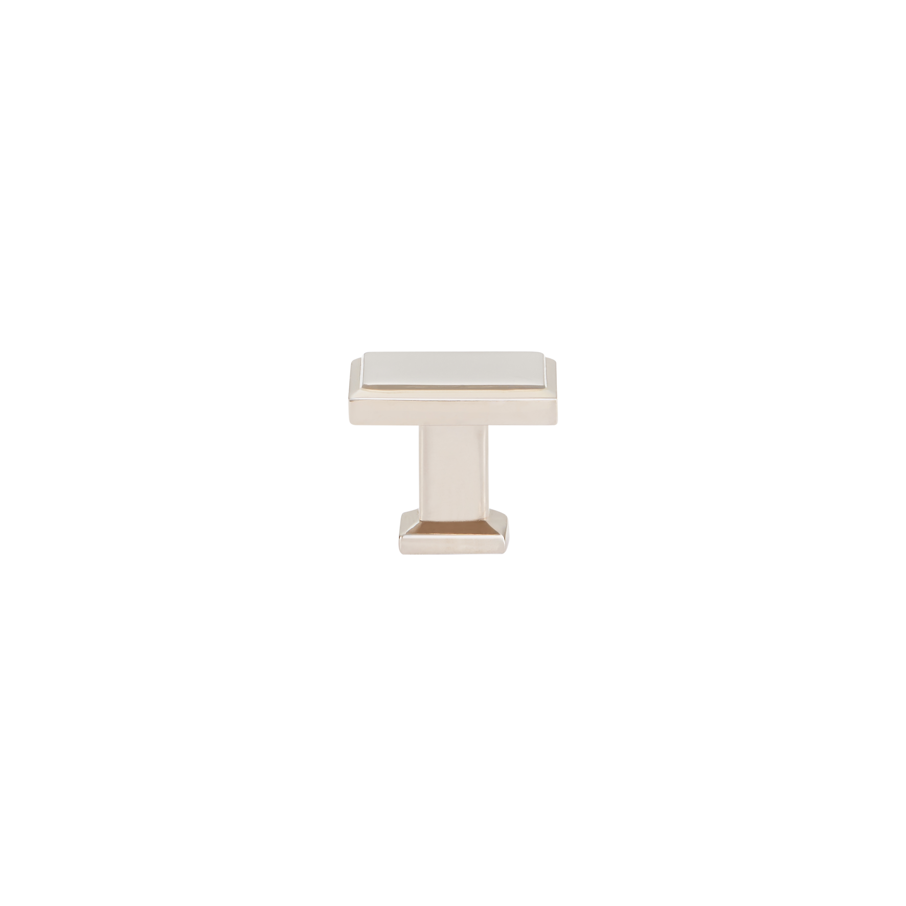 Momo Lucca Square Knob 30mm in Polished Nickel (1)