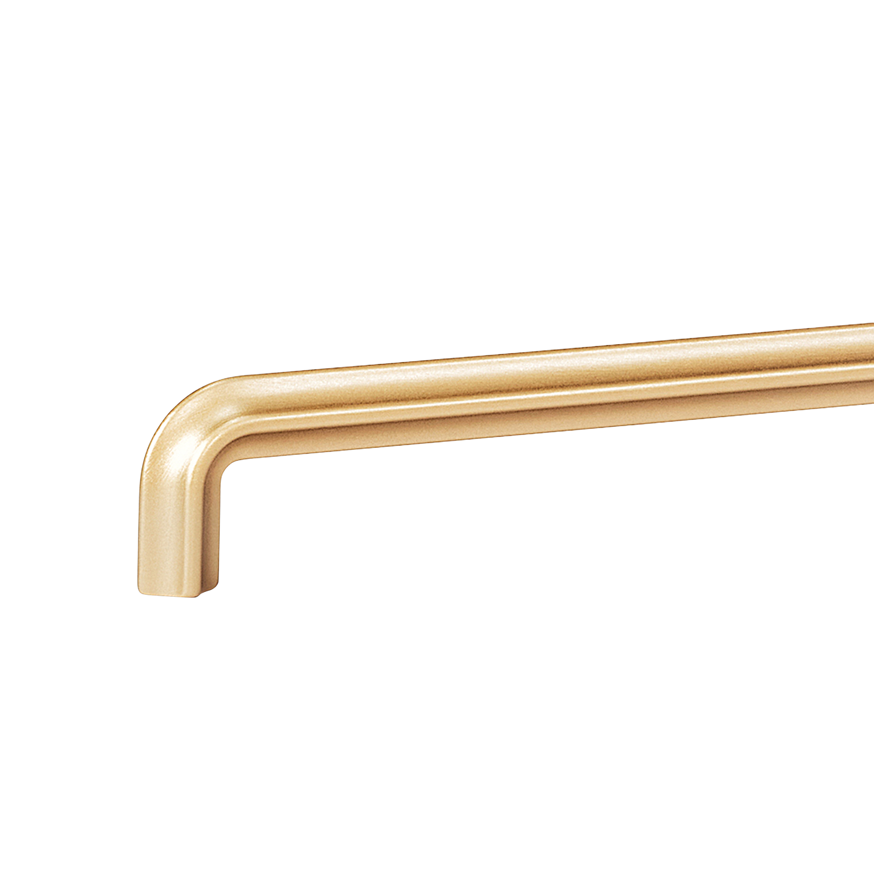 Momo Lumi D Handle 320mm in Satin Brass (2)