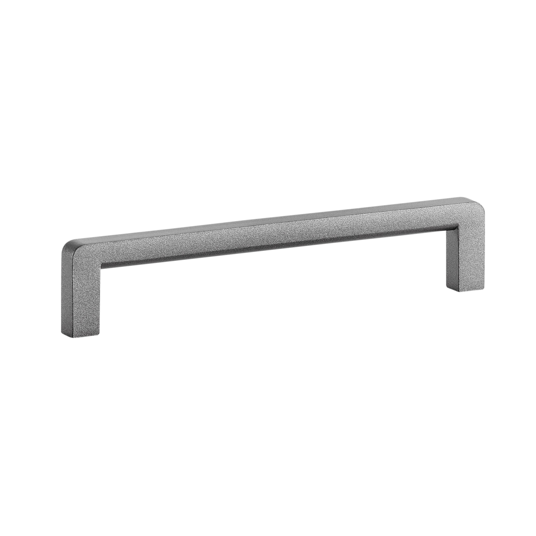 Momo Milano D Handle 128mm In Metallic Grey