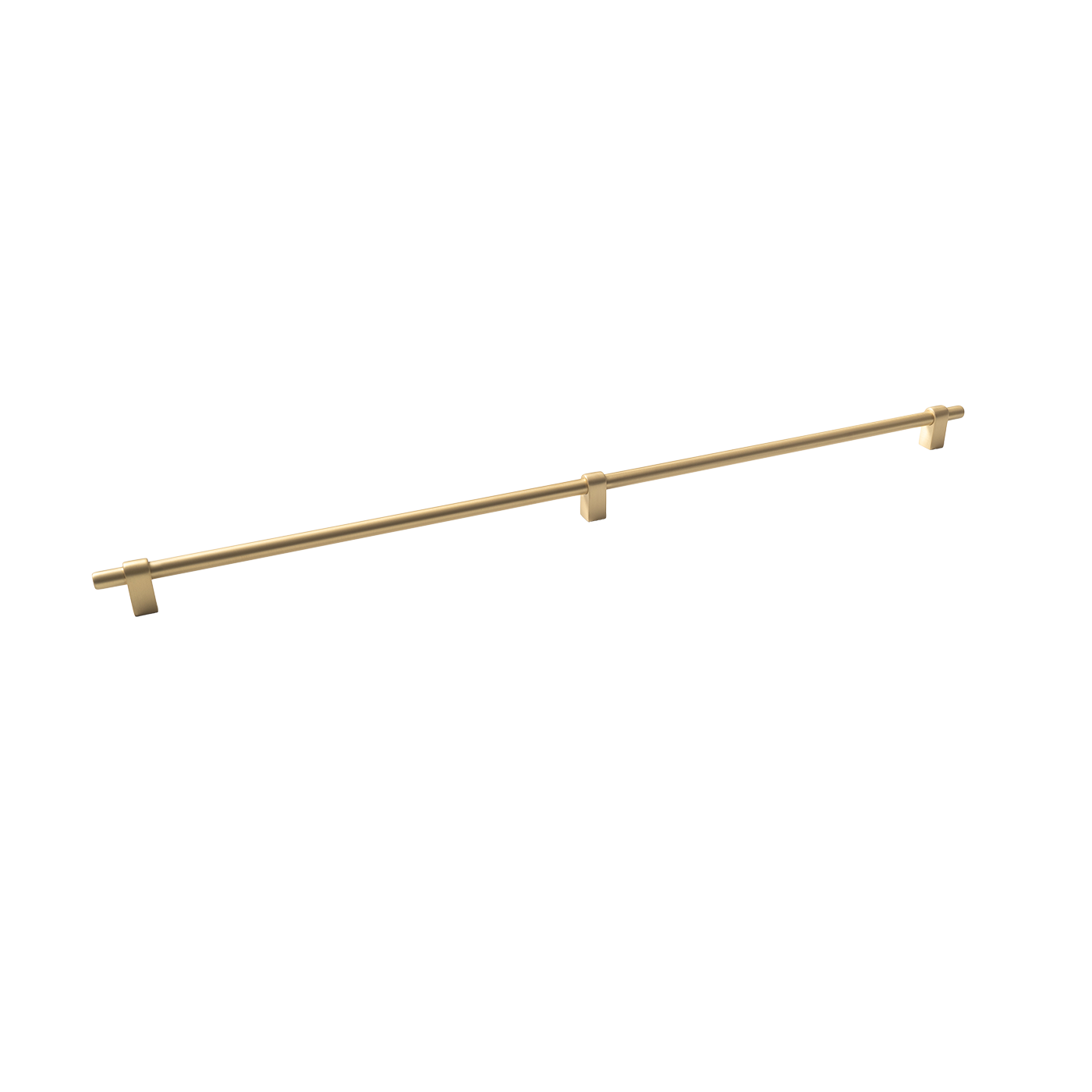 Momo Maida Bar Handle 648mm in Brushed Satin Brass