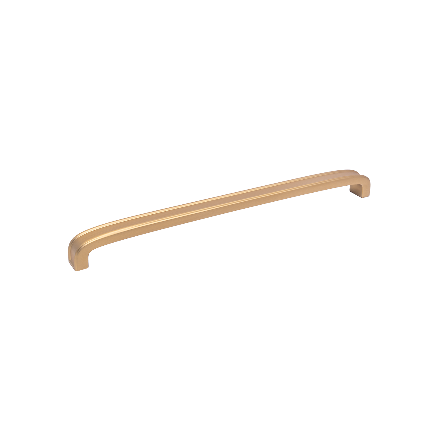 Momo Monaco D Handle 320mm in Brushed Satin Brass
