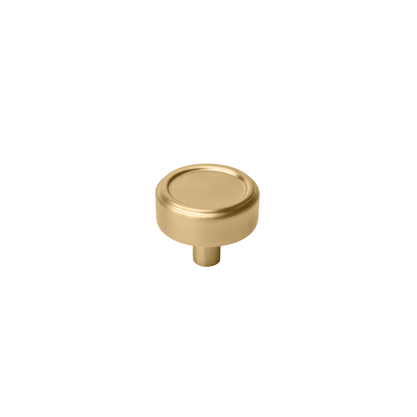 Momo Monaco Round Knob 36mm in Brushed Satin Brass