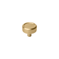 Momo Monaco Round Knob 36mm in Brushed Satin Brass
