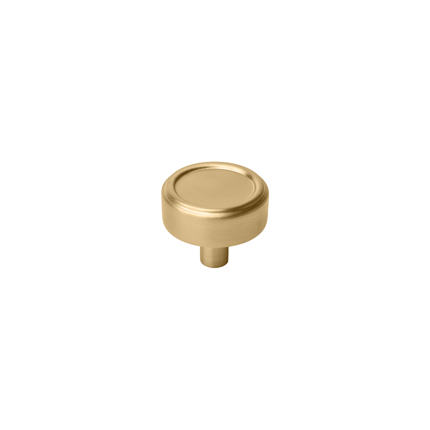 Momo Monaco Round Knob 36mm in Brushed Satin Brass