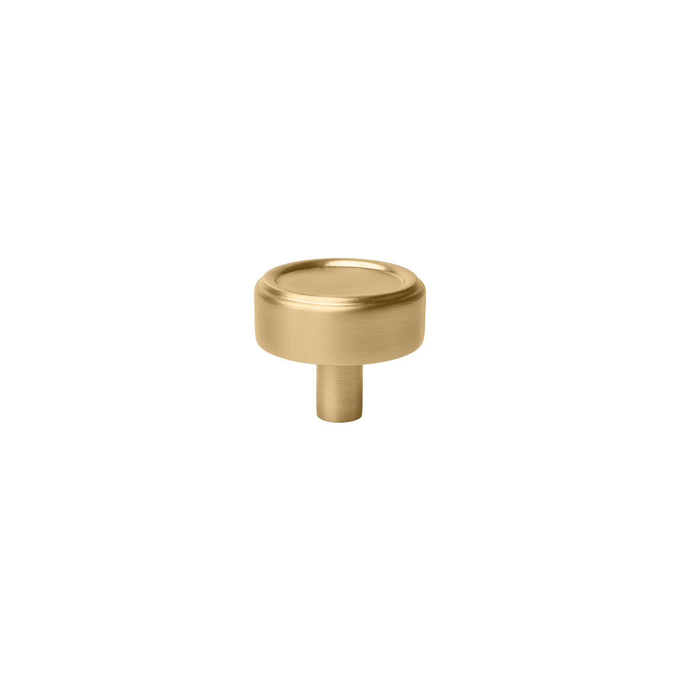 Momo Monaco Round Knob 36mm in Brushed Satin Brass (1)