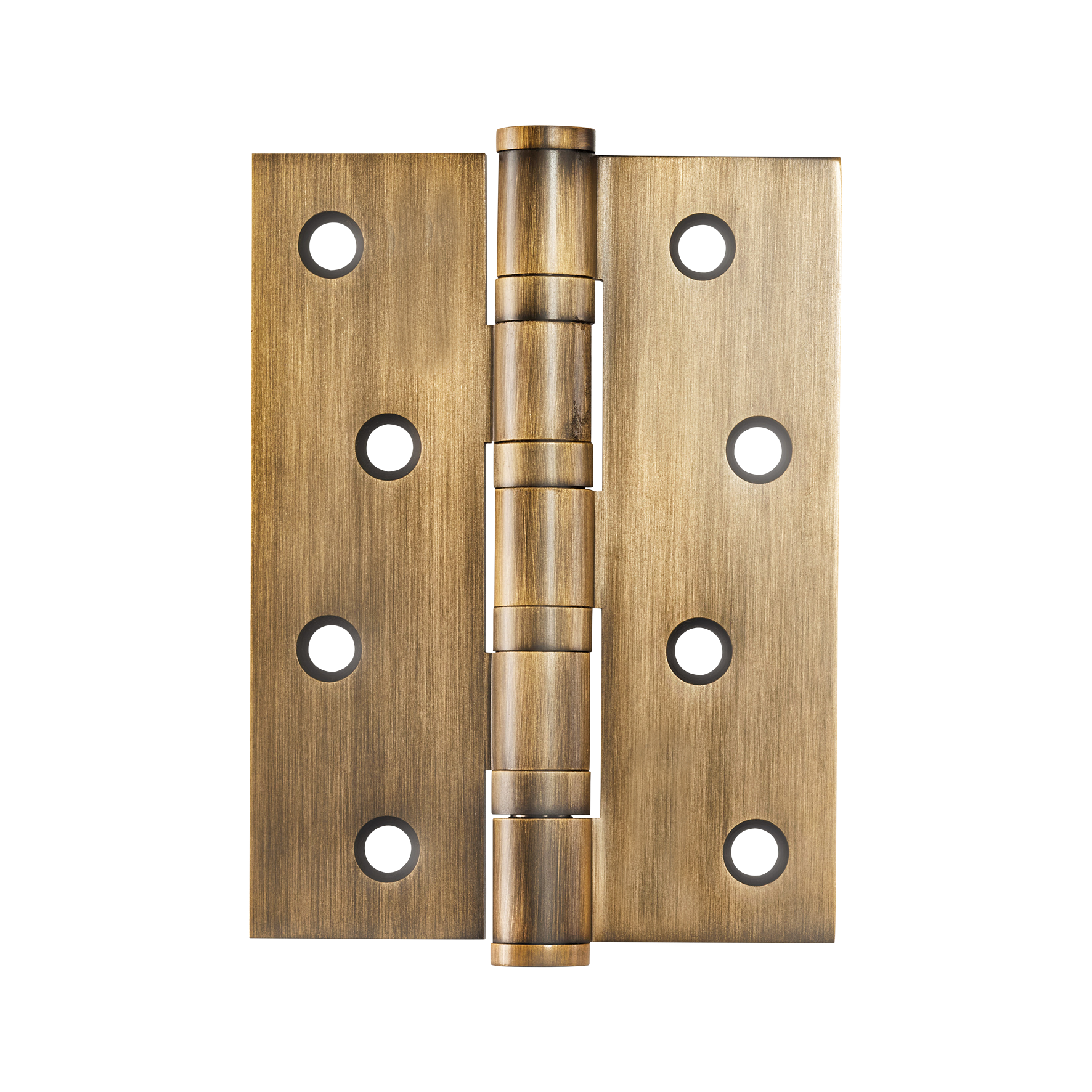 Momo Solid Brass Hinge 100mm x 76mm In Dark Brushed Brass