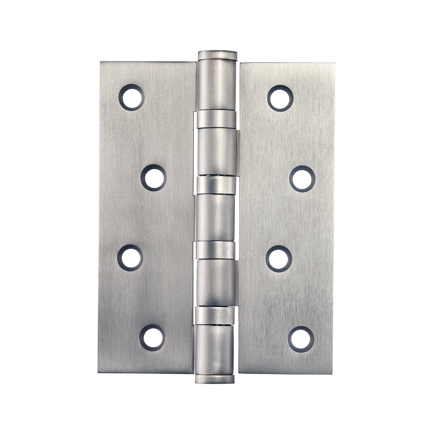 Momo Solid Brass Hinge 100mm x 76mm In Dull Brushed Nickel