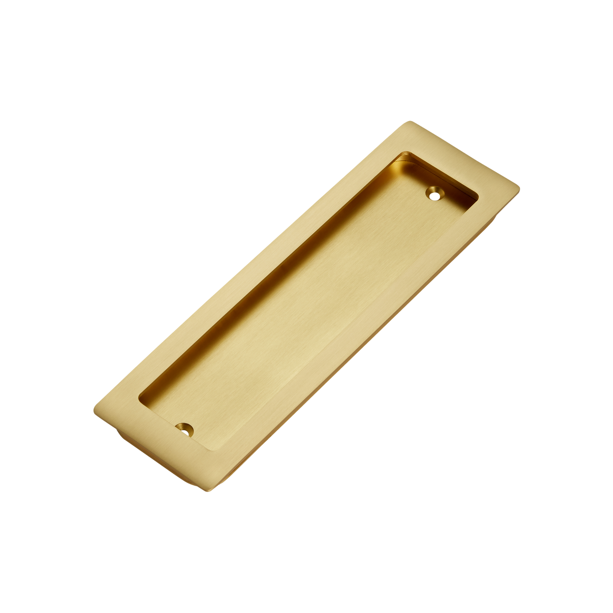 Momo Handles Cavity Slider Flush Pull Brushed Satin Brass