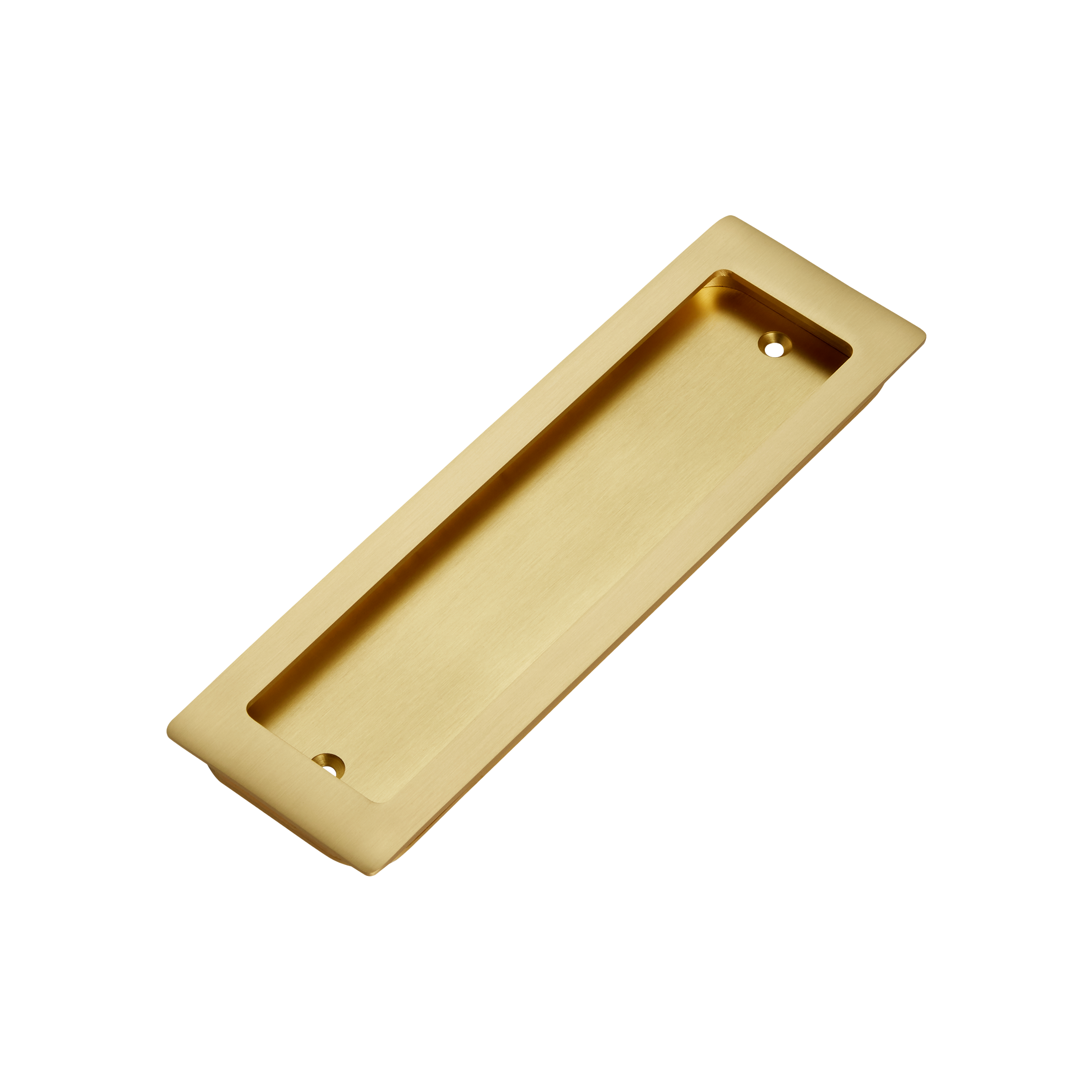 Momo Handles Cavity Slider Flush Pull Brushed Satin Brass (2)