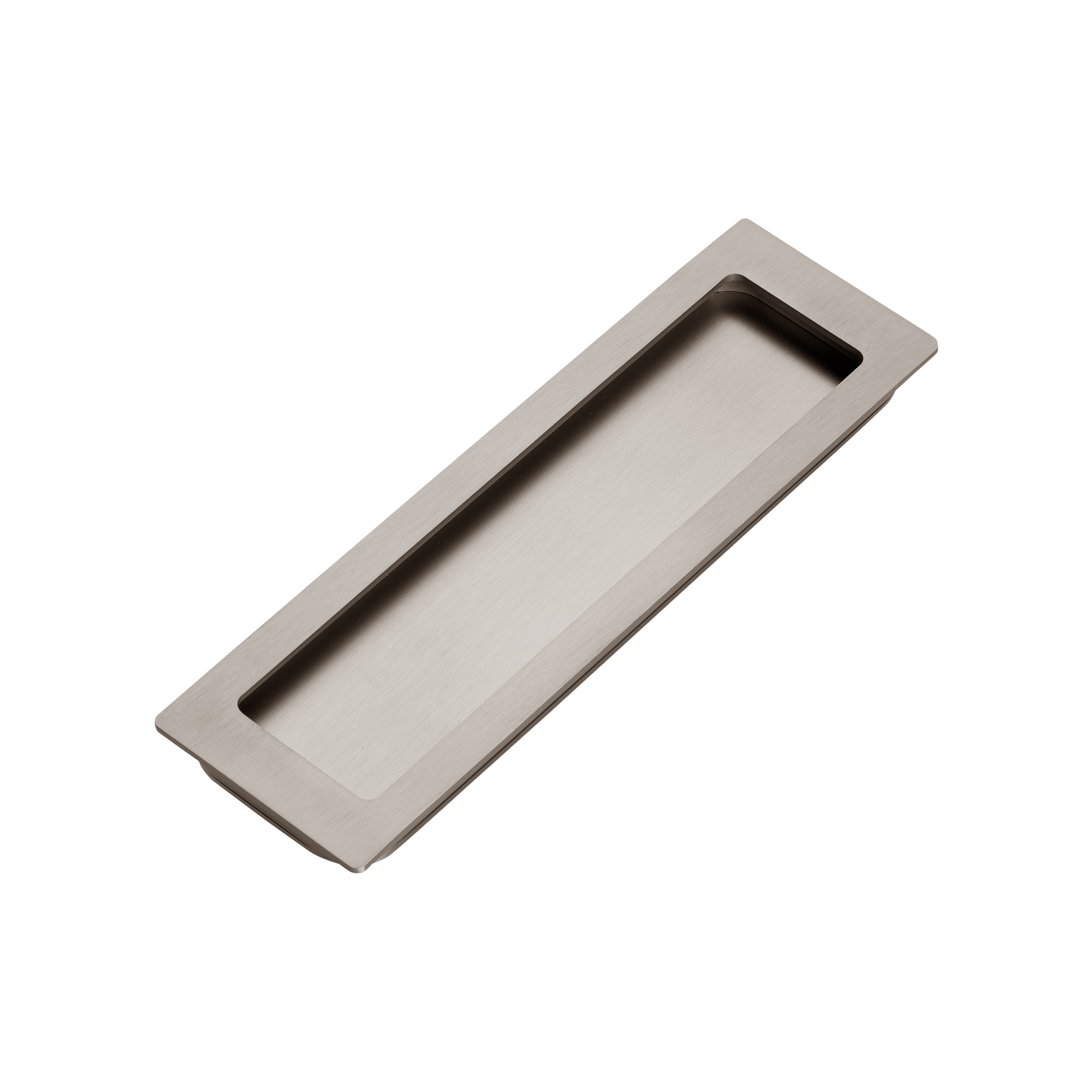 Momo Handles Cavity Slider Flush Pull Dull Brushed Nickel