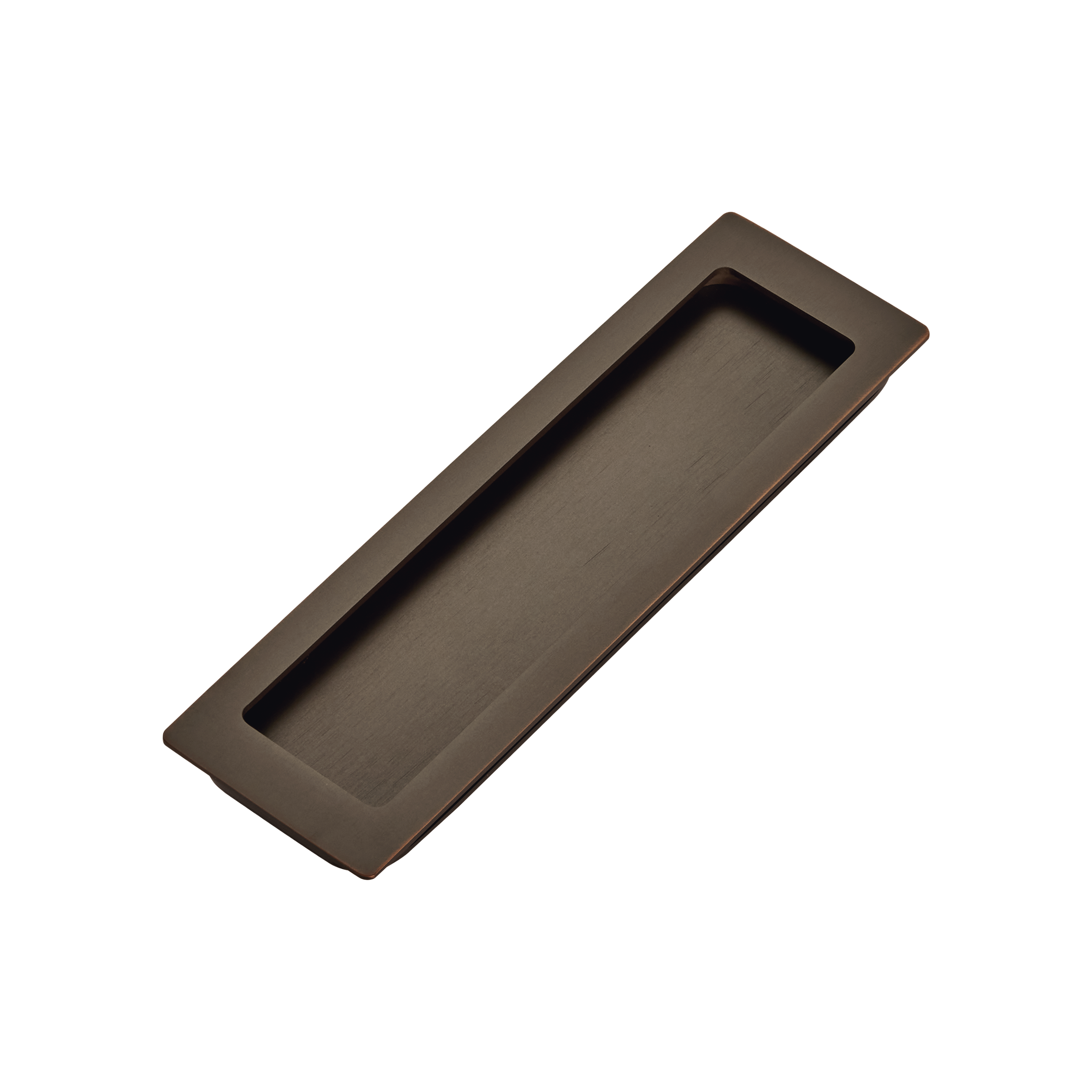 Momo Handles Cavity Slider Flush Pull Dark Bronze