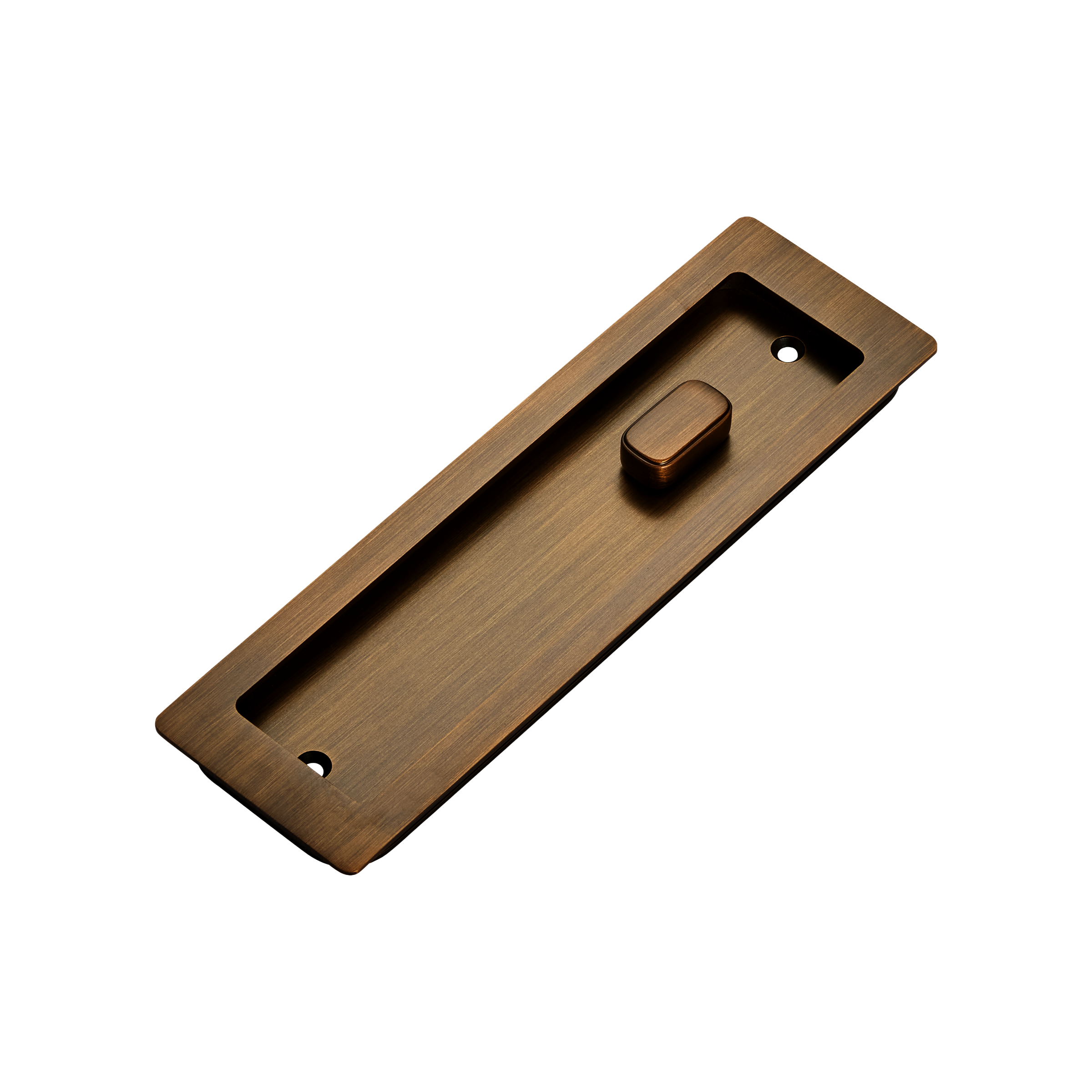 Momo Handles Cavity Slider Flush Pull Privacy Lock Kit Bronze